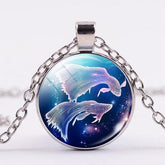 Colar com 12 Signos do Zodíaco e 12 Constelações da Galáxia - My dear oraculo store